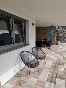 Patio nebo venkovní prostory v ubytování Berg:Zeit_Apartments