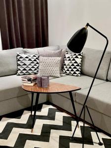 Χώρος καθιστικού στο LUMI Warszawa Mokotów