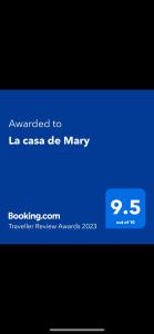 布爾加斯的住宿－La casa de Mary，蓝屏手机的截图