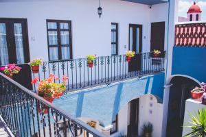 Balkón nebo terasa v ubytování Hotel Boutique Casa Altamira