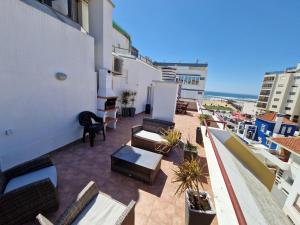 Balkón nebo terasa v ubytování Amazing Terrace Costa da Caparica