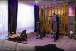 Fitness centrum a/nebo fitness zařízení v ubytování Fenix loft