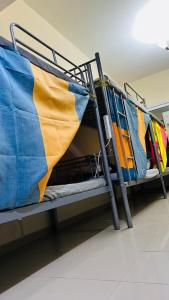 a couple of bunk beds in a room at Dubai Star Hostel in Dubai