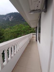 A balcony or terrace at Thành Luân Hotel