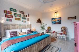 Postel nebo postele na pokoji v ubytování The Himaal, Bir - Boutique Homestay