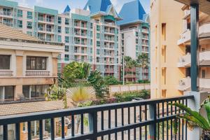 a view from the balcony of a apartment building at The Dale Pattaya Boutique and Spa in Pattaya South