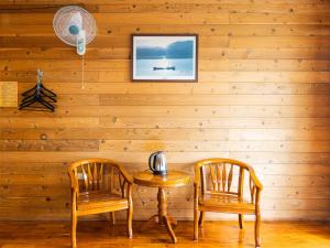 Posezení v ubytování Bishui Shanju Lakeside B&B