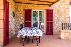 A balcony or terrace at Maria