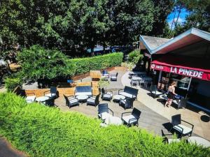 Das Gebäude in dem sich der Ferienpark befindet