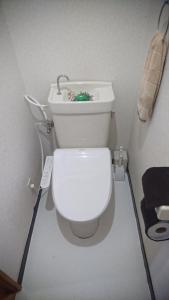 bagno con servizi igienici bianchi e lavandino di Toride - House / Vacation STAY 4015 a Toride