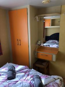 Postel nebo postele na pokoji v ubytování Sona Mobilhome