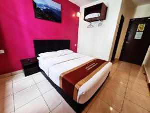Postel nebo postele na pokoji v ubytování Hotel Sun Birds