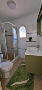un bagno con wc, lavandino e doccia di Apartment Fortuna in Calpe a Calpe Altre 18 foto