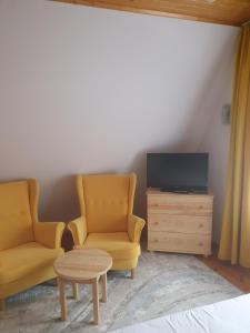 Telewizja i/lub zestaw kina domowego w obiekcie Willa Emilia
