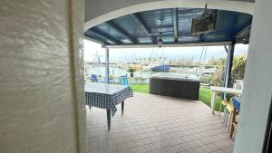 A balcony or terrace at CA' DEI GELSI BEACH