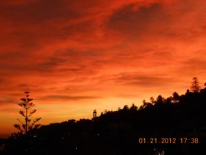 The sunrise or sunset as seen from Az apartmant or nearby