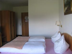 Postel nebo postele na pokoji v ubytování Alpenhotel Allgäu