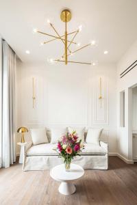 A seating area at Bella Venezia