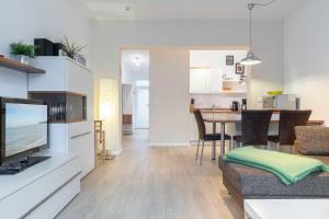 O bucătărie sau chicinetă la Villa Marin Wohnung 05
