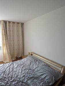 Katil atau katil-katil dalam bilik di résidence appart partagée Elancourt shared appartement