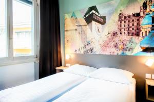Gulta vai gultas numurā naktsmītnē B&B Hotel Graz-Hbf