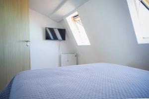 Televízia a/alebo spoločenská miestnosť v ubytovaní Apartamentos pilucha