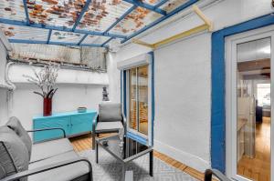 Posedenie v ubytovaní Hippolyte - Appt avec terrasse couverte