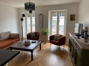 Kuchyňa alebo kuchynka v ubytovaní Appartement Centre Bourg de Carnac 6 pers