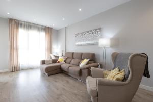 Гостиная зона в Los Alamos Beach Flat