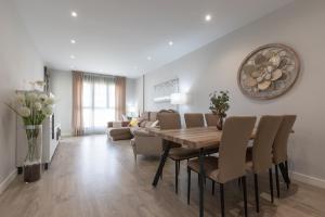 Гостиная зона в Los Alamos Beach Flat
