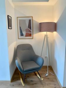 A seating area at Home Sweet Apartment XL