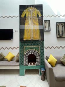 Posezení v ubytování RIAD LUXE LOCATION le GRIZZLY
