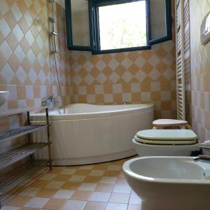 Phòng tắm tại Casa Miclari