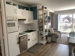 Kuchyň nebo kuchyňský kout v ubytování Le Wembley Superbe appartement