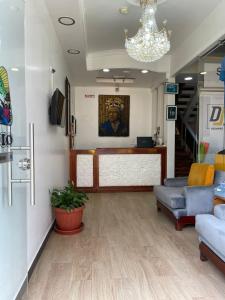 Vstupní hala nebo recepce v ubytování HOTEL El INDIO