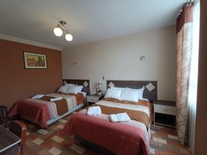 Posteľ alebo postele v izbe v ubytovaní Hotel Real Salaverry *** Inkahoteles