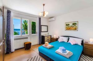 Posteľ alebo postele v izbe v ubytovaní Apartment in Selce 39200 + 37 fotografií