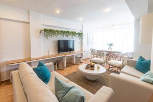 Televízia a/alebo spoločenská miestnosť v ubytovaní Brisa Marina - Apartamento a 3 minutos andando de la playa