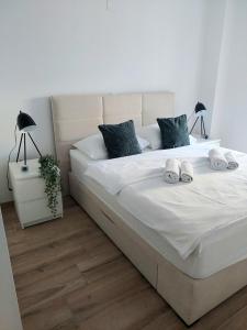 Кровать или кровати в номере House Kala N29