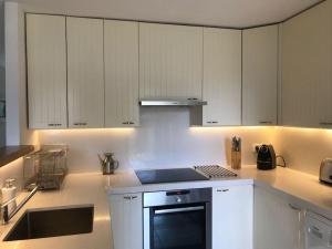 Kuchyňa alebo kuchynka v ubytovaní Cosy apartamento en Sagaró, Costa Brava