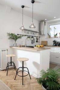 Kuchyň nebo kuchyňský kout v ubytování Apartment myhome Zagreb
