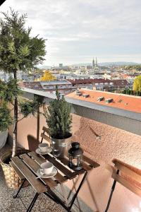 Balkón nebo terasa v ubytování Apartment myhome Zagreb