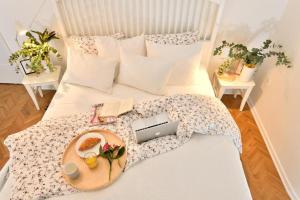 Postel nebo postele na pokoji v ubytování Apartment myhome Zagreb