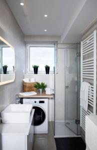 Koupelna v ubytování Apartment myhome Zagreb