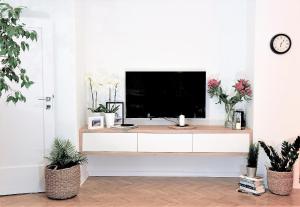 TV a/nebo společenská místnost v ubytování Apartment myhome Zagreb
