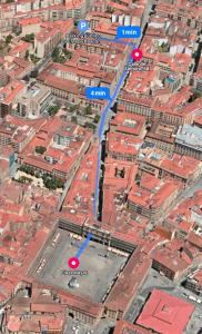 Výhľad na mesto Salamanca alebo výhľad na mesto priamo z apartmánu