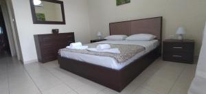 Postel nebo postele na pokoji v ubytování Holiday & Business Furnished Apartments