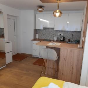 Kuchyň nebo kuchyňský kout v ubytování STUDIO APARTMAN FOUR PEARLS + 12 fotografií