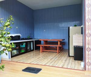 Η κουζίνα ή μικρή κουζίνα στο Villa Lim