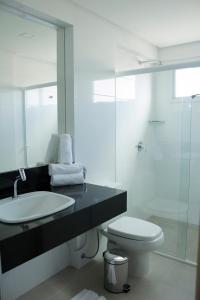 Ένα μπάνιο στο Hotel Real Executive